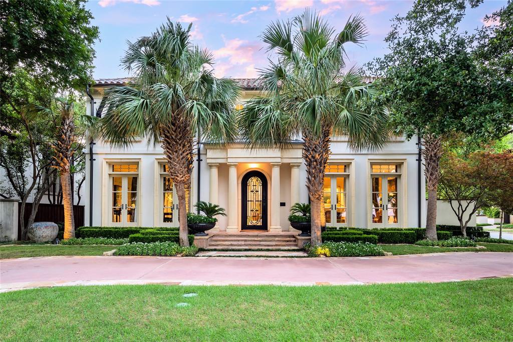 Nestled in the heart of Highland Park, this stunning French Mediterranean residence blends timeless elegance with modern luxury to achieve a seamless fusion of classic charm and contemporary living. Situated on a generous corner lot just one block from Armstrong Elementary, its beautifully landscaped exterior sets the tone for the refined luxury waiting within. The interior flows with measured elegance, with over-sized rooms and high ceilings that gather abundant natural light to enhance spaciousness and create an inviting atmosphere. The home has four total bedrooms, with the primary suite situated downstairs in quiet seclusion. It also boasts two grand living spaces, a gorgeous kitchen with brand new appliances, massive formal dining area, an upstairs media room and stunning backyard retreat complete with resort style pool. Freshly stained white oak floors throughout. Truly a must see!