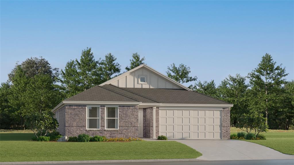 LENNAR - Highpointe Ranch - This single-level home showcases a spacious open floorplan shared between the kitchen, dining area and family room for easy entertaining during gatherings. An owner’s suite enjoys a private location in a rear corner of the home, complemented by an en-suite bathroom and walk-in closet. There are two secondary bedrooms along the side of the home, which are comfortable spaces for household members and overnight guests.