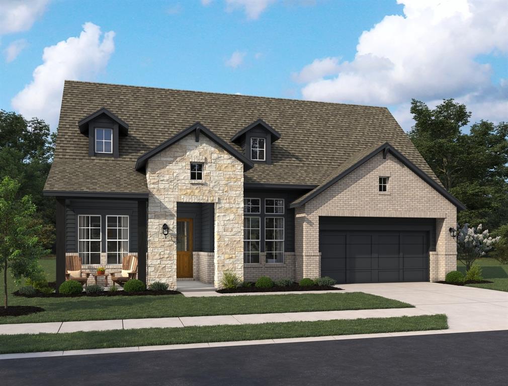 MLS# 21307288 - Built by Ashton Woods Homes - Jul 2026 completion! ~ The Bellevue is a thoughtfully designed one-story home offering just over 2,800 square feet of living space, featuring 4 bedrooms, 3 bathrooms, and a versatile flex space designed to adapt to your lifestyle. Upon entering through the foyer, you’re welcomed into an open-concept layout where the kitchen, dining room, and family room come together to create a natural gathering space for everyday living and entertaining. The kitchen features a large eat-in island, walk-in pantry, and easy access to the dining area, while the spacious family room opens to a covered patio for seamless indoor-outdoor living. Privately positioned at the rear of the home, the primary suite offers a peaceful retreat with dual vanities, a soaking tub, walk-in shower, and an oversized walk-in closet with convenient access to the utility room. Three secondary bedrooms are thoughtfully placed throughout the home, offering comfort and privacy for family or guests, with nearby access to full bathrooms. At the front of the home, a flex space provides endless possibilities—ideal for a home office, fitness room, playroom, or additional lounge area. Throughout the home, intentional design details and functional spaces create a layout that feels both open and inviting while supporting the way you live every day. The result is a home that balances thoughtful design, everyday comfort, and flexible living in a beautifully connected single-story layout.