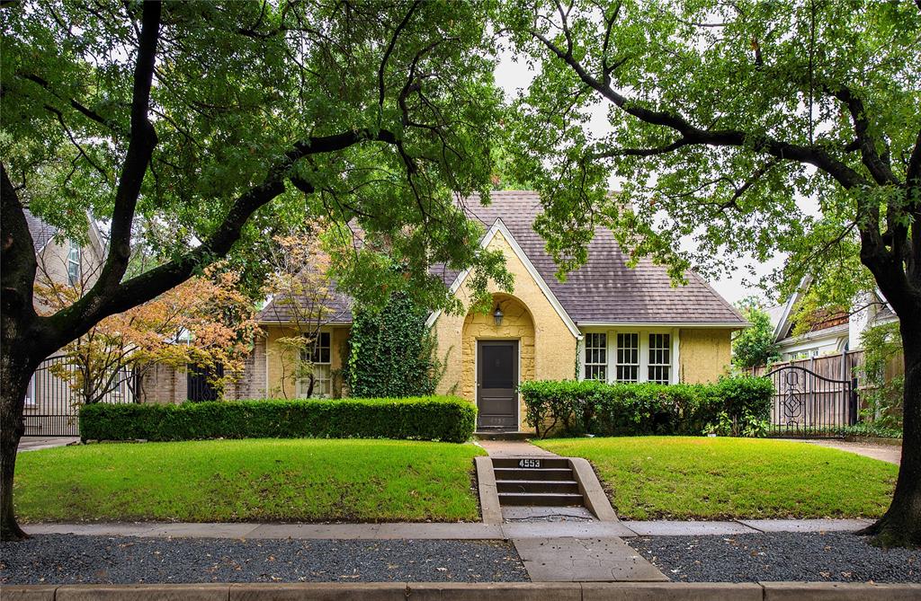 On this tree-lined prestigious French Street, you will find the opportunity to build another legacy home where your family will reside for decades and generations.  The two towering 60-year-old Live Oaks are located on the parkway.  An established location with the opportunity to create a custom new construction home. Walk to Fairfax Park, tennis courts, Bradfield Elementary, and Highland Park Village.  Close proximity to the Tollway and Downtown.  Highland Park at its finest.
