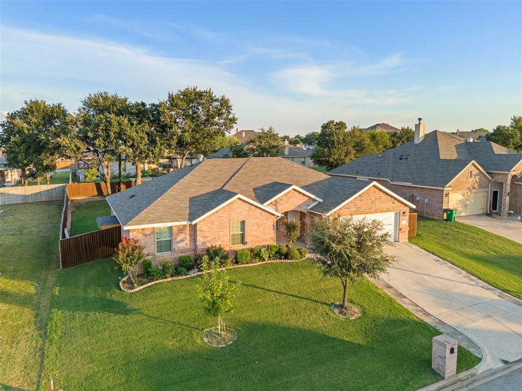 Beautifully designed single-family home located in Forest Hill’s sought-after Rose Crest Estates, offering 3 spacious bedrooms, 2 well-appointed bathrooms, and an additional studio that can serve as a home office, playroom, or creative space; built in 2017, this residence boasts an open-concept floor plan that seamlessly connects the kitchen, dining, and living areas, creating a bright and inviting atmosphere perfect for both everyday living and entertaining; modern finishes and thoughtful details enhance the home’s appeal, while the generous lot of over 10,000 sq ft provides ample outdoor space for gatherings, gardening, or future enhancements; complemented by an attached garage and efficient, contemporary construction, this property combines comfort, functionality, and style. Convenient access to major highways, shopping, dining, and the best of the Dallas–Fort Worth area.