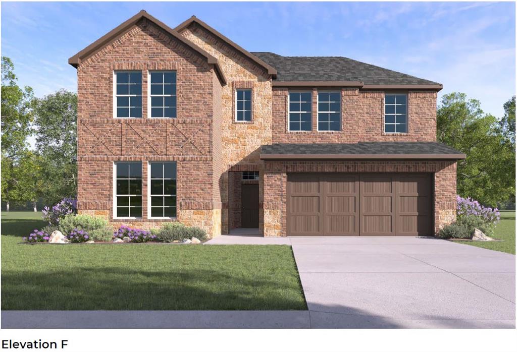 Come and see this architecturally designed home with a professionally engineered post-tension foundation plus premium divided light windows on the front of the elevation. Beautiful kitchen cabinets, quartz countertops (based on availability and per package), stainless steel stove top, built in double ovens & dishwasher. A luxurious primary bathroom that includes a walk-in shower and tub. Spacious family room includes a gas fireplace.  Home features throughout include poly sealant anti-draft protection at windows, doors and plate penetration. Photos shown here may not depict the specified home and features. Elevations, exterior-interior colors, options, available upgrades, and standard features will vary in each community and may change without notice. May include options, elevations, and upgrades that require an additional charge.