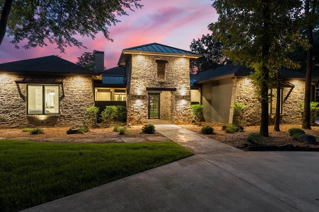 A rare opportunity to own one of the most extraordinary estates in Pinnacle Golf Club on Cedar Creek Lake.  Spanning over three waterfront acres with 264 feet of premium shoreline, this exceptional property blends lakeside luxury with resort-style amenities, just over an hour from downtown Dallas.  The main residence, built in 2022, offers a modern, open-concept layout ideal for entertaining, featuring four bedrooms, four full ensuite bathrooms, an office, guest half bath, and three-car garage plus a golf cart bay.  The attached guest house, completed in 2025, mirrors the main home’s quality and style with three bedrooms, three full bathrooms, guest half bath, and its own four car garage. Together, the two homes provide just under 7,000 square feet of luxurious living space, complemented by over 2,500 square feet of covered outdoor living areas that showcase privacy and spectacular lake views.  Outdoor features elevate this estate to a true lakeside retreat, including a large boathouse and separate fishing pier, private lakeside pool, private artificial turf putting green, outdoor kitchen and living area, and the only private pickleball court in Pinnacle Golf Club.  Located just a golf cart ride to the clubhouse, tennis courts, and championship golf course, this property combines privacy, elegance, and access to one of the lake's premier communities. With high-end finishes throughout, outdoor shower, spacious lakeside firepit, dedicated hammock area, and the guest house garage wired for a golf simulator, every amenity has been thoughtfully designed for luxury lake living at its finest.