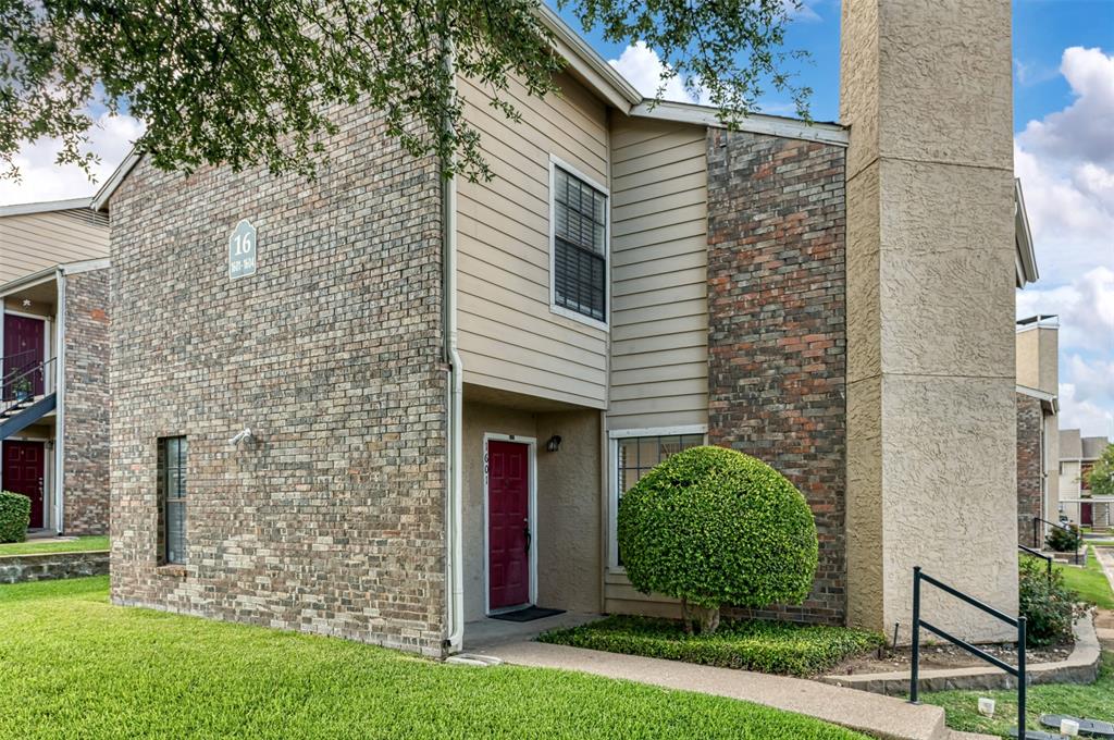 Updated North Dallas Condo with convenient location off Dallas North Tollway! Nestled inside a gated community with club house, pool, spa, and beautiful landscaped brook area, it is within Plano ISD. This two story condo rests on a grassed corner lot with plenty of guest parking available in front. Featuring a private primary bedroom with on suite bath and walk in closet! Kitchen, dining, living area with vaulted ceiling, and half bath conveniently located downstairs. Patio area has small fence with outside storage closet. Condo upgrades feature luxury vinyl plank flooring, granite counters in kitchen, new fixtures, Private luxury barn door to primary bedroom, freshly painted, shampooed carpet, and updated lighting features. Reserved carport parking number 180 conveys with condo. HOA covers Water, Sewer, clubhouse, pool and spa, and all common areas maintenance. Seller disclosure available on MLS Supplements.