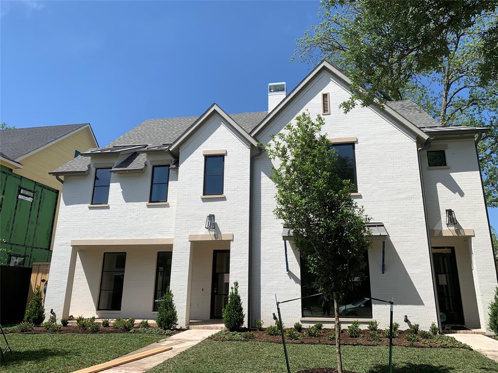 CHECK OUT THIS NEW CONSTRUCTION SINGLE-FAMILY ATTACHED HOME WITH A TURFED BACK YARD!  LOCATED IN THE HEART OF UNIVERSITY PARK, THE EXTRA WIDE LOT ALLOWS FOR GENEROUS ROOM SIZES & ENOUGH YARD FOR A COVERED PATIO PLUS A SPA OR CHILDREN'S SWING SET.  LOOK FORWARD TO BEING THE FIRST OWNER OF THIS BEAUTIFUL NEW HOME BY WELL KNOWN BUILDER J GREGORY HOMES WITH COMPLETION IN MAY. ENTERTAIN FRIENDS IN THE SPACIOUS LIVING ROOM WITH FIREPLACE & WET BAR, OPEN TO THE DINING AREA & KITCHEN, WITH GLASS DOORS OUT TO THE COVERED PATIO & REAR YARD.  THE LARGE ISLAND KITCHEN FEATURES A BREAKFAST BAR, GAS COOKING, DOUBLE OVENS, 42 INCH REFRIGERATOR & WALK-IN PANTRY. A DOWNSTAIRS BEDROOM WITH FULL BATH IS PERFECT FOR GUESTS OR YOUR PRIVATE HOME OFFFICE. RETREAT UPSTAIRS TO YOUR PRIMARY BEDROOM SUITE WITH DUAL VANITIES, FREESTANDING TUB, DOUBLE SHOWER & ABUNDANT CLOSET SPACE WITH BUILT-IN DRAWERS & SHELVES. THREE ADDITIONAL BEDROOMS, TWO BATHS & A FULL SIZE LAUNDRY COMPLETE THE SECOND LEVEL. THE THIRD LEVEL