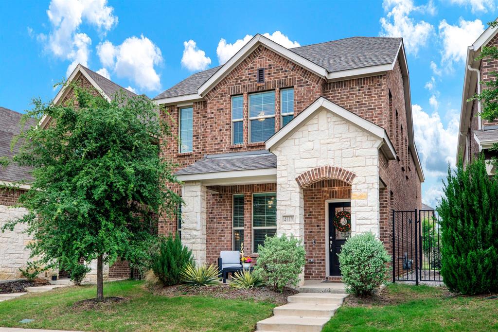 LIKE-NEW 2021 HOME IN AWARD WINNING A-RATED WYLIE ISD. Turn into the neighborhood and pass splash pad, sand volleyball & pickleball courts, and soft floor playground, all city-maintained. Pull up to your low-maintenance landscaping & inviting front porch & it’s easy to picture slow evenings & neighborhood strolls. The main level features sweeping white oak Luxury Vinyl Plank built for real life - pets, kids, entertaining, all of it. Open-concept kitchen is the focal point, w- Jasmine White Quartz island, shaker-style cabinetry, gas range & spacious walk-in pantry. Thoughtful touches include second walk-in pantry, half bath with linen closet & a nook that is the perfect mudroom or drop zone as you unpack the car in your oversided 2.5 car garage. Just off the dining area your private patio is ready for grilling and easy outdoor living. Upstairs the oversized primary suite is split from the secondary rooms & anchored by the loft - the ideal playroom, media space, or 2nd liv area & you'll love the adjacent nook perfect for gaming or homework station. The primary ensuite brings spa-like vibes w- neutral tones, dual vanities, separate shower & generous walk-in closet. Second full bath upstairs has oversized vanity & separate shower-commode. Let’s talk storage - this home delivers! 4 hallway closets + large walk-in closets in each room, and oversized laundry rm w- xtra drying space. Errands are easy w- Walmart nearby, & H-E-B  and Trader Joes opening soon. Financially, this home makes sense - no PID or MUD, and low HOA help keep your monthly costs in check. Upgraded asphal shingle Roof '24. Energy efficient spray foam attic insulation. Quartly pest control. Semi-annual HVAC service. Affordable N Texas living without sacrificing lifestyle or schools! Discover Sachse - one of N Texas’ best-kept secrets in Eastern Collin Co. - ranked #1 Co. to live in TX.  Quick access to 78 and PGBT, commuting to Frisco or Dallas is simple & manageable and you'll love the low tax rate!