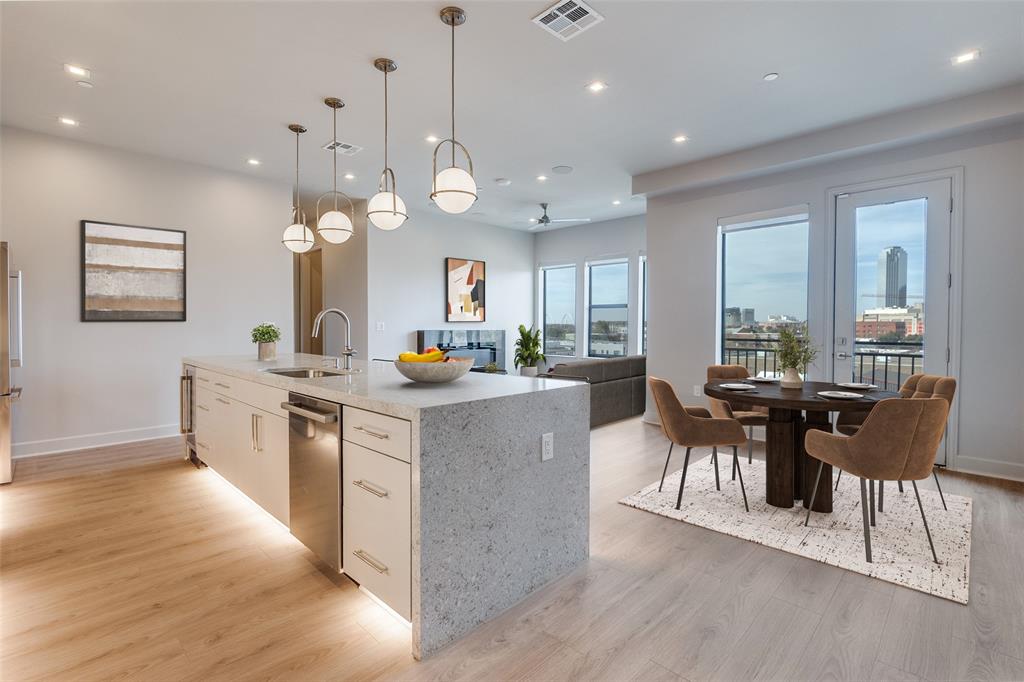 Rising at the intersection of culture, creativity, and city energy, The Ruston places you in the heart of Dallas’ most exciting emerging neighborhood—The Cedars. Just moments from Downtown, this thoughtfully designed condominium community offers effortless access to the city’s business, entertainment, and arts districts, while remaining deeply connected to the neighborhood’s authentic spirit. From live music venues and local art to craft breweries, coffee shops, and late-night gathering spots, life at The Ruston unfolds in rhythm with Dallas’ creative pulse.

Within this newly constructed, 58-residence building, modern design meets refined functionality. Each home is carefully crafted to balance elegance with livability, offering a range of floor plans across four residential levels—from sleek one-bedroom residences to dramatic two-story penthouses. Expansive windows frame breathtaking views of the Downtown skyline, while secure, access-controlled entry provides peace of mind in the center of it all.

The Ruston’s amenities are designed to elevate everyday living into an experience. Begin your mornings in the state-of-the-art fitness center, unwind beside the tranquil reflection pool, or challenge friends on the pickleball court or putting green. Evenings invite connection—whether in the stylish clubhouse, wine room, or game and media spaces—while your four-legged companions enjoy their own dedicated dog run. Every detail has been considered to create a lifestyle that feels both indulgent and effortless.

At The Ruston, luxury isn’t just about where you live—it’s about how you live.

Multiple floorplans available on all levels of the building. *Ask about Buyer Incentives and getting an interest rate as low as 4.75% with the Preferred Lender!*