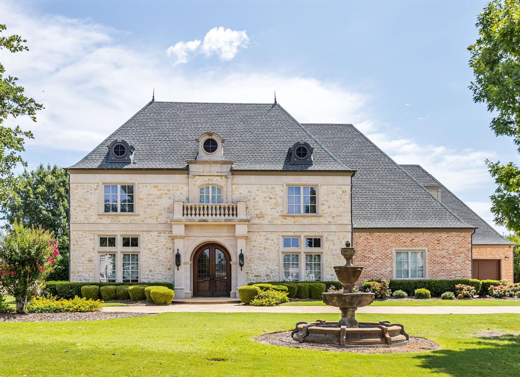 *** Sought after acreage in Whispering Farms Estates on a quiet cul du sac. *** Built by custom builder Greg Alford. Quality abounds. 5 bedrooms, 5 full baths, 2 half baths, study, 4 living areas, pool spa and pool house with outdoor kitchen, fireplace and outdoor entertaining area for your family. Professionally landscaped lush back yard with multiple entertaining areas. The family room  has a vaulted ceiling and beams with a patio door leading to your gorgeous back yard. The chefs' kitchen boasts a giant SubZero Fridge and Freezer, 2 Bosch dishwashers, double gas ranges, 8 burner gas cooktop, wine fridge, and a large walk in pantry. The owners' suite boasts hardwood floors, a large shower with 2 heads,  separate vanities, and a enormous walk in closet. Every inch of this estate property exudes quiet luxury, sophistication and a welcoming family vibe. This one owner home has been loving maintained and exceedingly well cared for.