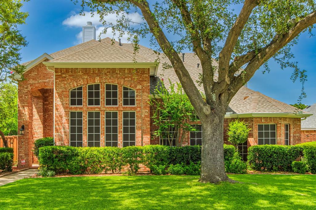 Welcome to 3517 Marchwood, where abundant natural light, soaring ceilings, and a versatile floor plan create the ideal backdrop for everyday living and entertaining. Nestled on an interior lot, this thoughtfully updated home offers both space and flexibility! The main level features two spacious living areas, a formal dining room, and a sunny breakfast nook, providing multiple options for gathering with family and friends. Tucked away on the first floor, the private primary suite offers a peaceful retreat with an oversized ensuite bath and generous walk-in closet. Just off the foyer, a room with French doors provides endless possibilities as a home office, nursery, playroom, or fitness space, with a convenient half bath located nearby. The open-concept kitchen is designed for both function and style, featuring stainless steel appliances, Quartz counters, island, and a bright breakfast area that flows nicely into the inviting family room, complemented by a cozy gas log fireplace. Engineered hardwood flooring extends throughout the main living spaces, while the elegant staircase and dramatic two-story ceiling enhance the home's open and airy feel.  Upstairs, a spacious game room or bonus living area is complemented by three additional bedrooms and two full bathrooms, including a convenient Jack-and-Jill bath, offering plenty of room for family, guests, or work-from-home needs. Step outside to a private backyard retreat with BOB fence and ample green space for play, gardening, pets, or simply relaxing beneath the Texas sky. See update sheet in TransactionDesk. Recent updates include the Electrical Panel; Lighting; Quartz Counters; Bathrooms; Engineered Wood Flooring; Laundry Room and Fireplace Surround; Carpet. Ideally located near Stinson Elementary, Creek Hollow Park, and Firewheel Golf Park, with easy access to shopping, dining, and the Pres George Bush Turnpike, this beautiful home combines comfort, convenience, and timeless appeal!