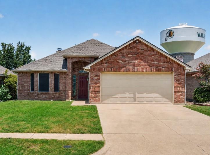 Welcome to this beautifully maintained home in Waxahachie, the “Crepe Myrtle Capital of Texas.” Are you looking for a home that feels light, comfortable, and perfectly suited for everyday living? Well come on in! This property offers 3 bedrooms, 2 baths, a 2-car garage, and approximately 1,650 square feet.  It features an open floor plan with two living areas connected by a unique see-through fireplace. The kitchen provides generous counter space, abundant cabinet storage, and a comfortable eat-in dining area that is perfect for everyday meals. The spacious primary suite includes room for a sitting area and an ensuite bath with dual sinks and a separate shower. Outside, the large backyard is ready for gatherings with family and friends. Conveniently located near historic downtown Waxahachie, with antique shops, boutiques, and locally owned restaurants, this home is an excellent choice for first-time buyers. Don’t miss this one!