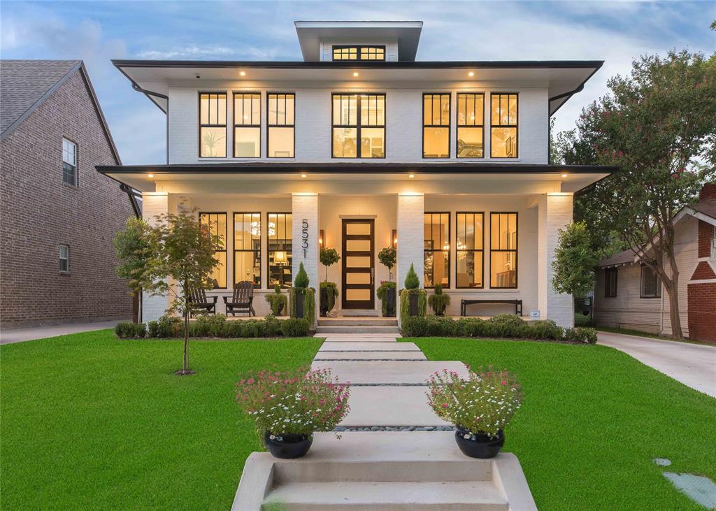 Custom built by Rosewood Custom Builders, this thoughtfully designed modern home sits in the heart of Vickery Place, just moments from Knox-Henderson and Lower Greenville’s restaurants, cafés, and neighborhood favorites.

This lovely home offers four bedrooms and four baths in the main house, plus living quarters with a bedroom and full bath above the garage—ideal for visitors, a home office, or creative studio.

Inside, wide-plank white oak floors, expansive windows, and clean architectural lines create light-filled living spaces designed for both everyday comfort and entertaining. The open kitchen, dining, and living areas are anchored by a striking brick feature wall and a dramatic marble waterfall island. The chef’s kitchen is equipped with Wolf appliances, custom cabinetry, generous prep space, and a walk-in pantry.

A wine room adds a sophisticated touch, while the living area opens seamlessly to the outdoor entertaining spaces.

The primary suite is a private retreat, featuring a spa-like bath, generous walk-in closet, and the convenience of a direct connection to the laundry room. Secondary bedrooms with ensuite bathrooms are well positioned for privacy and flexibility. Also upstairs is a family room. 

Outdoor living is equally inviting. A covered patio with fireplace overlooks the pool and spa with self-cleaning system, creating a backyard designed for year-round enjoyment.

Living quarters above the garage, designer lighting throughout, and thoughtful custom details complete a home that balances modern design with everyday livability.