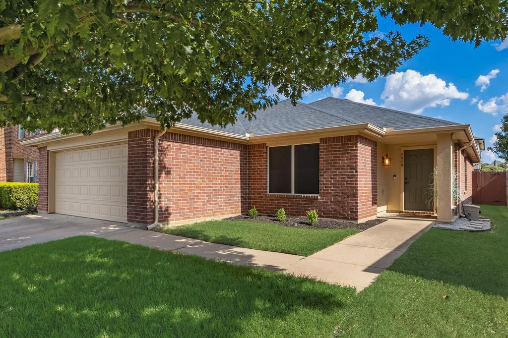 Welcome to this beautiful, one-owner home, meticulously maintained and located within the highly acclaimed Keller ISD. As you step inside, you'll immediately appreciate the open-concept floor plan that creates a seamless flow between the spacious living, dining, and kitchen areas. The private primary suite is thoughtfully tucked away in its own corner of the home and features an ensuite bath with dual sinks and a relaxing soaking tub. Step outside to enjoy the expansive 23' x 9' patio, offering the perfect space for morning coffee, outdoor dining, or entertaining guests. This home is move-in-ready!