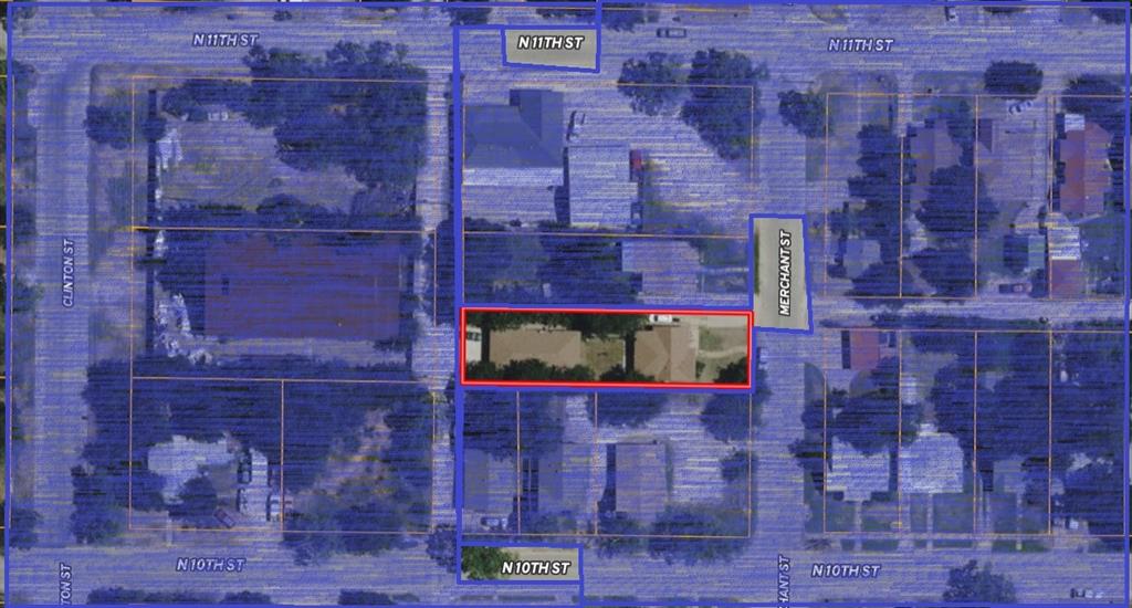 TRI-PLEX FOR SALE.  3 bedroom 1 bath with parking in the front on Merchant and 2- 2 bedroom 1 bath units accessed by the alley. Currently income producing but leases are month-to-month.