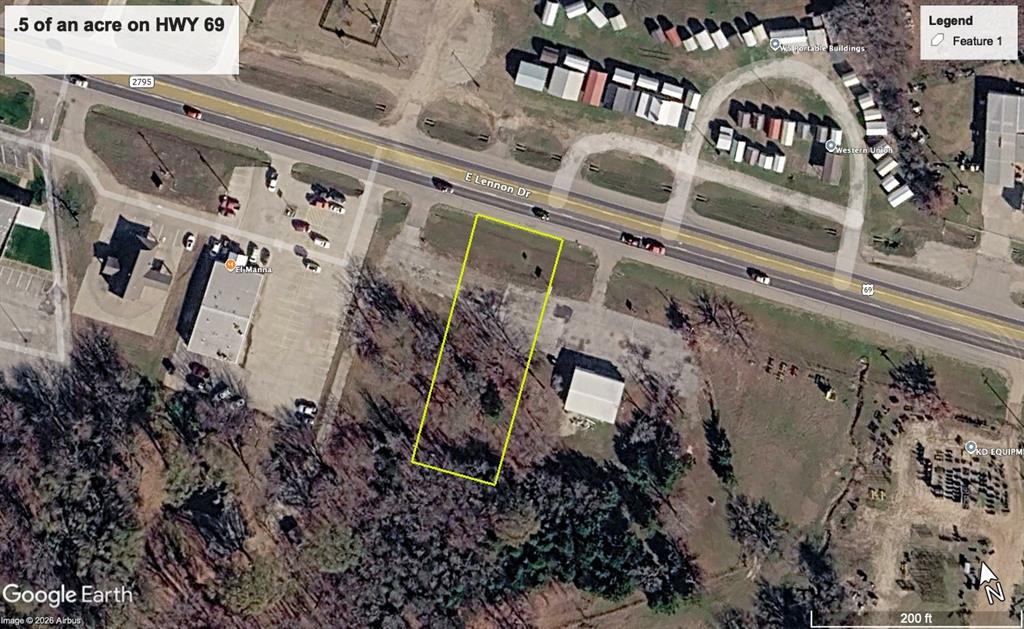 Prime Half of an Acre on HWY 69 aka Lennon.  Great spot for your new venture.  Zoned commercial.