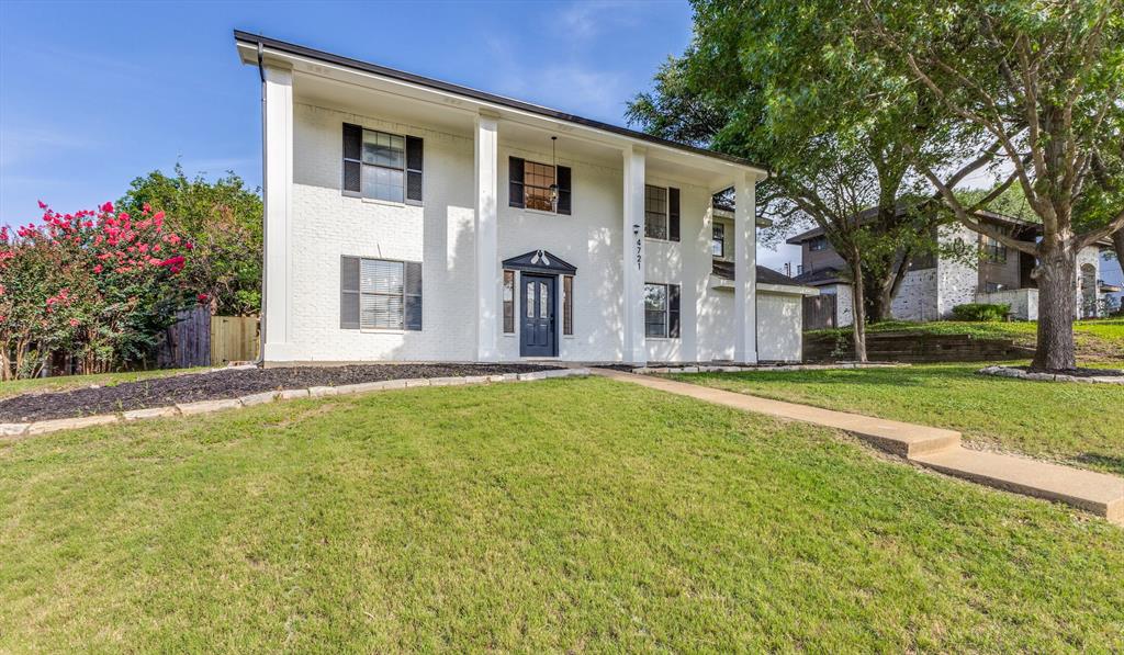 This stunning colonial in the heart of East Dallas is PROFESSIONALLY DESIGNED from top to bottom with modern farmhouse style and luxury in mind! Zoned to Dallas ISD with open enrollment available and just minutes from White Rock Lake, the Dallas Arboretum, and with Downtown Dallas skyline views from the neighborhood, you'll love the location. Boasting soaring 20-foot vaulted ceilings, a stunning floor-to-ceiling brick fireplace, and a two-tone staircase that makes a statement the moment you walk in. The chef's kitchen is made for cooking and entertaining with Calacatta quartz countertops, champagne bronze fixtures, and designer pendant lighting. The open concept living and dining flow seamlessly together with luxury vinyl plank flooring and natural light throughout. This is a must-see home to appreciate the spectacular primary suite featuring French doors, a freestanding soaker tub, frameless glass shower, and double quartz vanity with champagne bronze fixtures. Detached 2-car garage with brand new roof, new HVAC, and a massive backyard ready for a pool, ADU, or outdoor entertaining. Minutes to Tenison Park Golf Course, Samuell Grand Tennis and Pickleball Center, and the brand new EOS Fitness gym. DO NOT MISS THIS ONE!