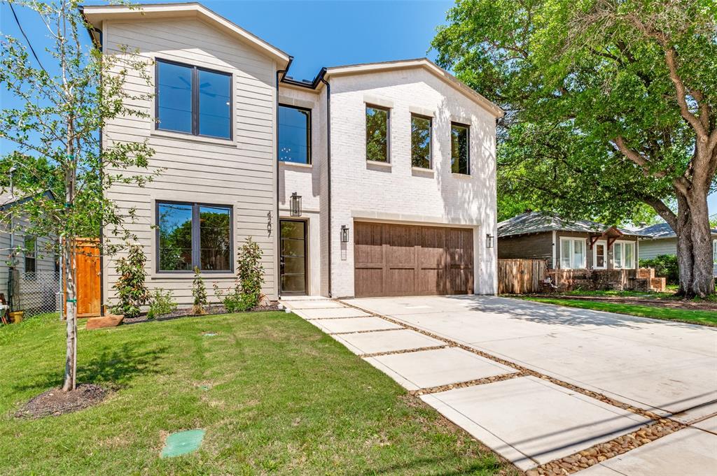 Brand-new contemporary construction in the heart of Preston Hollow, ideally positioned near Dallas’ premier private schools. This exceptional residence offers approximately 3,738 square feet of thoughtfully designed living space featuring 4 bedrooms, 4 baths, a media room, and a private executive office.

The gourmet kitchen serves as the centerpiece of the home, showcasing a striking Taj Mahal quartzite island, custom wood cabinetry, and premium 48-inch JennAir appliances. Beautifully designed living spaces are enhanced by custom millwork, designer built-ins, and a dramatic fireplace, creating an ideal setting for both everyday living and entertaining.

The oversized backyard presents endless possibilities for luxury outdoor living, complete with an outdoor fireplace and a kitchen-ready setup. Two laundry areas provide added convenience and functionality throughout this thoughtfully designed home.

A rare opportunity to own brand-new construction in one of Dallas’ most coveted and prestigious neighborhoods.