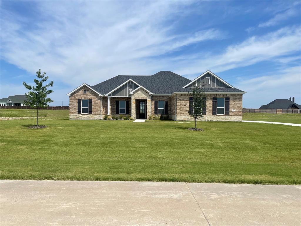 This stunning family home in the Ranch at Stone Hills welcomes you with warmth, space and timeless charm. Thoughtfully designed, it features 4 spacious bedrooms, 2.5 bathroom, a private study, an inviting retreat, and a generous 2-car garage offering both comfort and flexibility for everyday living. At the heart of the home, the kitchen is truly a showstopper. An enormous island with elegant waterfall granite countertops anchors the space, complemented by a massive walk-in pantry and abundant room for gathering, cooking, and entertaining with ease. The open-concept family room is filled with natural light and centered around a cozy fireplace, creating the perfect setting for relaxing evenings and memorable moments with loved ones. The primary suite is a peaceful escape, highlighted by a luxurious spa-inspired bathroom featuring a freestanding soaking tub, refined finishes, and a calming atmosphere designed for unwinding at the end of the day.  Continued... See Addendum Property Description 1