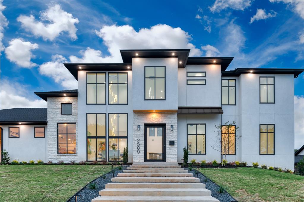 Soar to new heights in this Beautiful transitional modern nestled in New development Bella Ridge. Open floor plan with an abundance of natural light, high ceilings and sliding glass doors from multiple access points to the wonderful outdoors. First-floor master suite includes fireplace, spa bathroom, and his-her closets. Additional bedroom on the first floor serves as a junior master or in-law suite with spa-like bath. The second floor features three additional ensuite bedrooms with walk-in closets. Two main level offices provide great flex space or gym. Media room, Built-in bar and much more! Contact Listing Agent for showing details- 1 hour notice, Agent to Meet! 2500 & 2504 are coming available in the next two weeks as well! Buyers & Buyer Agents to verify all MLS Information.
