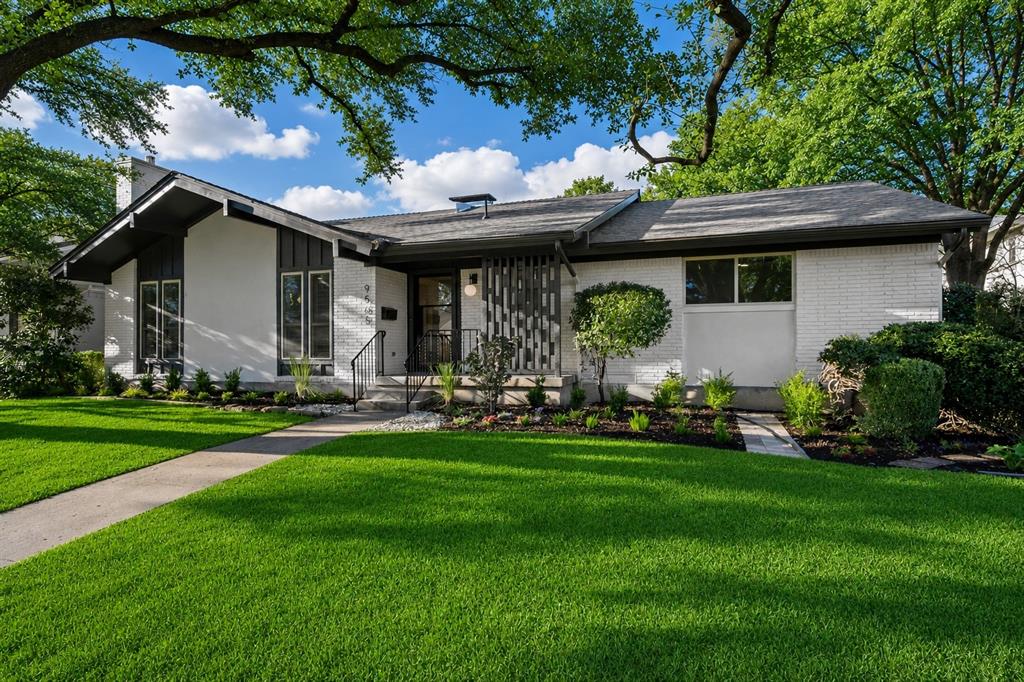 Palm Springs Meets Dallas in this Completely Re-Invented and thoughtfully updated Home, this stunning 4-bedroom, 3-bath home blends iconic Mid Century Modern architecture with refined modern finishes. This White Rock North home has clean lines, open living spaces, and custom lighting create a bright, elevated feel throughout.
Enjoy oak hardwood floors across the home, Porcelanosa tile in designer spaces, and a show-stopping kitchen featuring custom white oak cabinetry and stainless steel appliances. The spacious primary suite offers a spa-inspired en suite bath with dual sinks and bespoke tile work, while a cedar closet adds a rare, luxe touch.
Step outside to a huge backyard with a rolling gate—perfect for entertaining, play, or future expansion. This is a true architectural statement, reimagined for modern living in one of East Dallas’ most sought-after pockets of Lake Highlands. Plenty of room for a Pool in the backyard!
Close to Walnut Hil Shopping, Sprouts, White Rock Lake, and Flag Pole Hill.