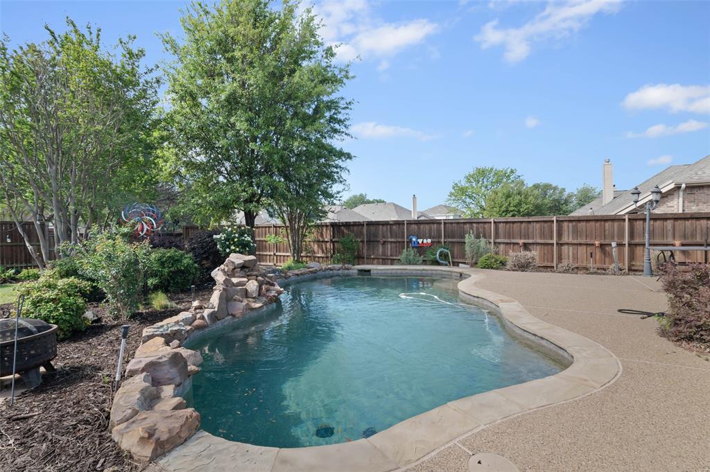 **PRICE IMPROVEMENT** on this spacious and beautifully appointed single-family residence located in the heart of Corinth, Texas. This home with beautiful yard and inground pool perfectly balances suburban tranquility with modern convenience, offering ample space for both entertaining and everyday living.
Property Highlights:
- New paint and new carpet makes this home ready for you.
- Spacious Living: Boasting 2,902 square feet of interior livable area, this home features a generous open layout designed for comfort.
- Bedrooms & Baths: 4 large bedrooms and 3 full bathrooms, providing plenty of room for family and guests.
- Gourmet Kitchen: Featuring granite countertops plenty of counter space and ample cabinetry—perfect for the home chef.
- Versatile Living Spaces: Enjoy three separate living areas, providing plenty of room for a home office, media room, or play area.
- Key Features: Private In-Ground Pool with waterfall & professionally landscaped yard.
Prime Location:
Nestled in the sought-after Eagle Pass at Oakmont subdivision, this home offers more than just a beautiful structure:
- Top-Rated Schools: Located within the coveted Denton ISD, just minutes from Hawk Elementary (rated 9-10).
- Convenience: Easy access to I-35E makes commuting to Denton, Dallas, or Ft. Worth a breeze, while local parks and trails provide endless   
        weekend recreation.

Make this home yours before its gone!