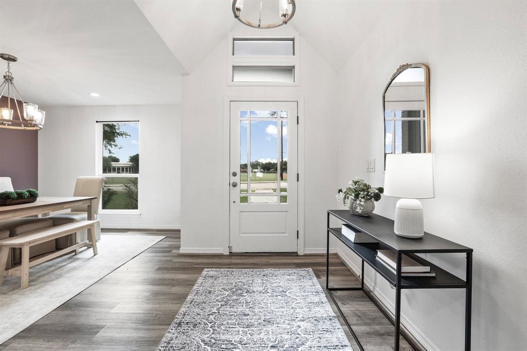 This updated 4-bedroom, 3-bath home offers 2,773 square feet in a mature, tree-lined Far North Dallas neighborhood. The open-concept layout features a private office, generous main living areas, and a versatile bonus room upstairs, giving every member of the household room to spread out. Thoughtfully updated throughout, the home blends modern finishes with the classic character of the Spring Creek neighborhood. The backyard is one of the standout features, an expansive, fully fenced space on a 0.24-acre lot with plenty of room for outdoor living, entertaining, or a future pool. Located within Richardson ISD, the neighborhood is walkable to parks, bike paths, a community water park, tennis courts, and a library branch. Quick access to the Dallas North Tollway puts the rest of the city within easy reach.