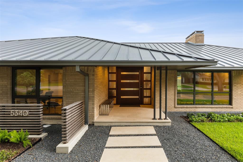 Multiple offers received. Best and final offer deadline Saturday, September 10th at 12:00pm. 
Situated on a 150x155 lot in Russwood Acres, this exquisite contemporary has been renovated to the studs and re-envisioned by the current owners under the direction of architect Paul Pedigo. 4,483 SF includes 4 en-suite bedrooms, 4.1 baths, 2 living, 2 dining, great storage and 3-car garage. Soaring vaulted ceilings, stone and hardwood floors, walls of windows, tons of light, quality materials and outstanding craftsmanship highlight the home’s impressive designer touches. The back yard offers a private oasis with a sparkling pool, patio with fire-pit and a large grassy lawn. Updates include plumbing, electrical, insulation, encapsulated crawlspace, level 5 finish drywall, security system, new windows and doors, zoned AC and heat, linear air vents, standing seam metal roof, marble and white quartzite counter tops, SS appliances, soft-close cabinetry, electric window shades, and many more.