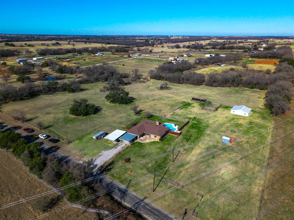 Welcome to 4410 Brushy Rd in beautiful Granbury — a fantastic horse property offering the perfect blend of country charm, thoughtful updates, and comfortable living!

This inviting ranch-style home features 3 spacious bedrooms and 2 full baths, thoughtfully designed for both everyday living and entertaining. The warm, welcoming layout offers comfortable living spaces filled with natural light and classic ranch-style appeal. Recent improvements provide peace of mind, including a replaced roof, HVAC system, and water heater in 2021, along with upgraded R-32 insulation for enhanced energy efficiency. Windows were replaced in 2023, bringing in abundant natural light while improving comfort and efficiency. New carpet installed in 2023 adds a fresh, updated feel throughout the home.

Step outside and enjoy the peaceful setting from the covered patio — the perfect spot for morning coffee or relaxing evenings overlooking your land. Cool off during warm Texas summers in the refreshing pool, creating your own private backyard retreat.

Equestrian enthusiasts will love the well-equipped horse setup, offering plenty of room to ride, graze, and enjoy the wide-open space. Whether you're looking for a functional horse property or simply want room to roam, this property delivers versatility and freedom. The septic system was drained and cleaned in 2023, adding yet another valuable maintenance update.

Experience the tranquility of country living while still being conveniently located near shopping, dining, and entertainment in historic Granbury Square. This is Texas living at its best!