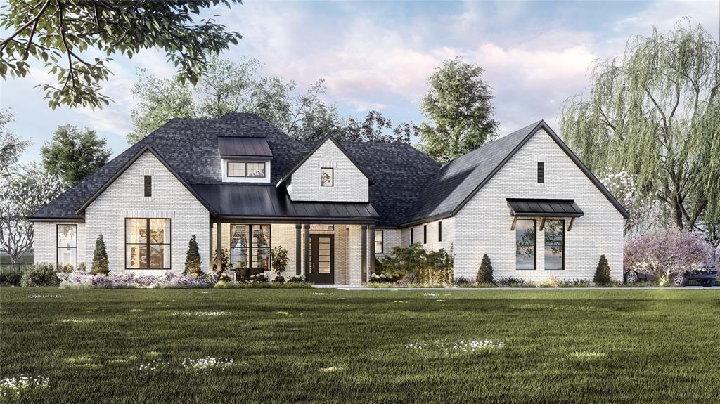 Welcome Home to the DAVIS Plan in Harper Estates! This beautiful new Olivia Clarke home is under construction and situated on a 1-acre corner lot and offers an impressive 4,409 sq ft single-story design with 5 bedrooms, 5.5 baths, study, game room, and media room—each bedroom featuring its own en-suite bath. Estimated construction progress: sheetrock and cabinetry anticipated by late July 2026. Estimated completion: December 2026.  There is no model home in the neighborhood.  

The open-concept layout features a chef’s kitchen with quartz countertops, built-in refrigerator-freezer, extensive custom cabinetry, designer backsplash, and a spacious island, flowing seamlessly into the living and dining areas. Luxury finishes include wide-plank wood flooring, beam accents, and matte black fixtures throughout.

The primary suite offers a spa-like bath with freestanding tub, oversized shower, and dual vanities. The Primary closet measures 13 x 15.

Enjoy outdoor living on the 44’ x 12.5’ covered patio with fireplace, perfect for entertaining.

4-car garage, full sprinkler & sod on entire acre, iron fencing. Luxury living at its finest—don’t miss this exceptional home!