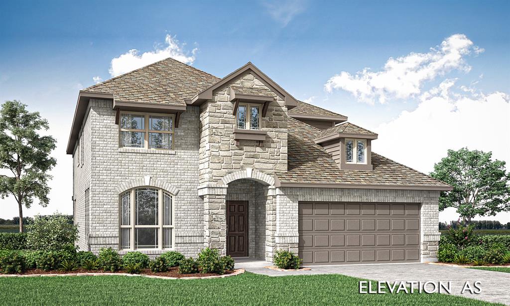 Est. complete December 2023! Bloomfield's Dewberry plan hosts 4 bdrms, 2.5 baths, private Study w French Doors, Game Room, and Media Room. The open living space creates a bright & welcoming atmosphere, perfect for socializing and relaxing. Engineered Wood Floors in common areas. Gourmet kitchen includes Granite countertops, built-in SS appliances, and under cabinet lighting. The Primary Suite located on the main floor exudes pure elegance & relaxation, offering a true sanctuary from the hustle & bustle of everyday life. Upstairs find 3 additional bdrms, a full bath w dual sinks, Game Room flex space, and Media Room. Stone & brick elevation and 8' front door w Rain Glass provide exceptional curb appeal, while gutters and new landscaping are just the cherries on top! The fenced backyard gives you the space to entertain, in addition to the Extended Covered Patio w a gas drop to connect your grill! Get in touch with Bloomfield at Arrowbrooke today to learn more about this amazing home.