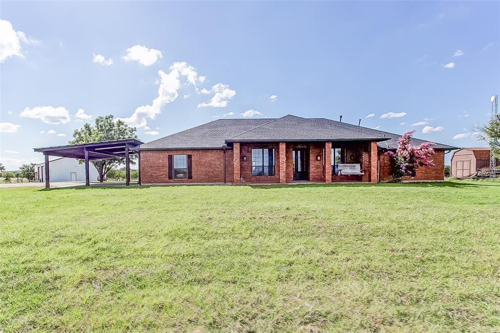 Enjoy peaceful country living in this fully remodeled, move-in ready home set on nearly 10 usable acres. Offering over 3,000 square feet of well-designed space, this farm-inspired property blends modern updates with practical comfort and everyday functionality.

The home has been thoughtfully renovated from top to bottom with quality finishes throughout, including updated lighting, custom cabinetry, durable wood-look tile flooring, and refreshed countertops. The spacious kitchen features stainless steel appliances, generous storage, and an easy flow into the main living areas—ideal for daily living and entertaining alike. Three comfortable bedrooms provide flexible space, with a convenient Jack & Jill bath serving the secondary bedrooms and an additional half bath for guests. The oversized utility room includes built-ins and space for an extra freezer, adding everyday convenience. Outside, the in-ground pool is ready for warm Texas summers, and the irrigated lawn helps keep the property looking its best year-round.

The 2,600+ square feet of insulated, gas-heated shop space adds tremendous versatility. With concrete floors, 14-foot walls, multiple roll-up doors, 220V power, and a second-story deck, it’s well-suited for car enthusiasts, RV or boat storage, a home-based business, or future conversion to a barn or event space. A car lift and compressor will remain (current condition unknown). The acreage is fenced and cross-fenced with water access and a loafing shed, offering flexibility for livestock, recreation, additional parking, or future improvements such as guest quarters or outdoor entertaining areas.

Functional, updated, and adaptable, this property offers space to live, work, and grow all in a private country setting with room to make it your own.