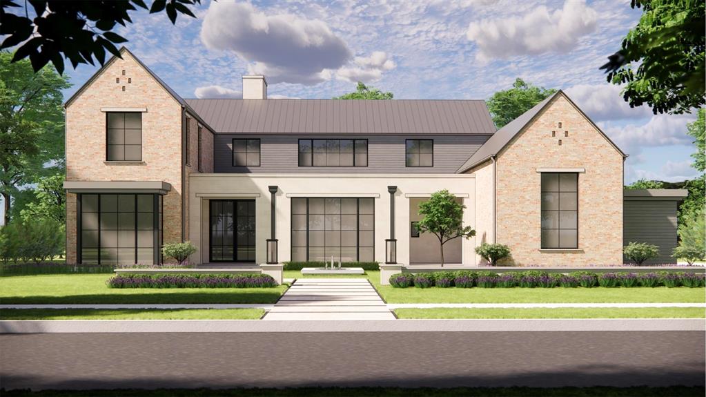 Currently under construction by premier builder Danes Custom Homes, 4620 Melissa Lane is a thoughtfully designed estate that blends timeless architecture w modern luxury. Collaboration w Enrique Montenegro of SHM Architects & Erin Sander Design, the residence reflects a refined aesthetic w exceptional attention to detail. Spanning 7,888 SF on a .53-acre lot (125 x 175) the home offers 5 bedrms, 6 full baths & 2 half baths, incl a downstairs primary suite & guest suite. The floor plan is designed for both everyday living & entertaining with generous living spaces, a dedicated study, playroom & seamless transitions btwn indoor & outdoor environments. The exterior showcases a sophisticated combination of Old Texas Brick & limestone, accented by a standing seam metal roof, custom gas lanterns & clean-lined architecture. Oversized windows provide abundant natural light, while expansive La Cantina sliding doors create a true indoor-outdoor experience opening the great rm, kitchen & bfast area to the covered loggia w Infratech heaters, overlooking the pool, spa & landscaped yard. Inside, elevated finishes define every space, incl wide-plank white oak floors, custom cabinetry, & culinary kitchen equipped w Sub-Zero, Wolf, & Miele appl. Luxurious plumbing fixtures by Watermark, Waterstone, Rohl, Toto & Franke further enhance home’s curated design. Primary suite offers serene retreat w 2 boutique-style closets & a spa-inspired bath. Designed w wellness & comfort in mind, home feat dedicated space for rejuvenation w fitness room, sauna & pool bath w walk-in shower.  Modern conveniences incl 2 Isokern FP, pre-wiring for surround sound, security w cameras (Cat 5 & 6) & motorized shades. Addl' highlights incl a 3-car garage w epoxy flooring, integrated exterior lighting, extensive landscaping & abundant storage. Exceptional new construction offers rare opportunity to own a meticulously crafted, design-forward home in one of Dallas’ most sought-after neighborhoods.
