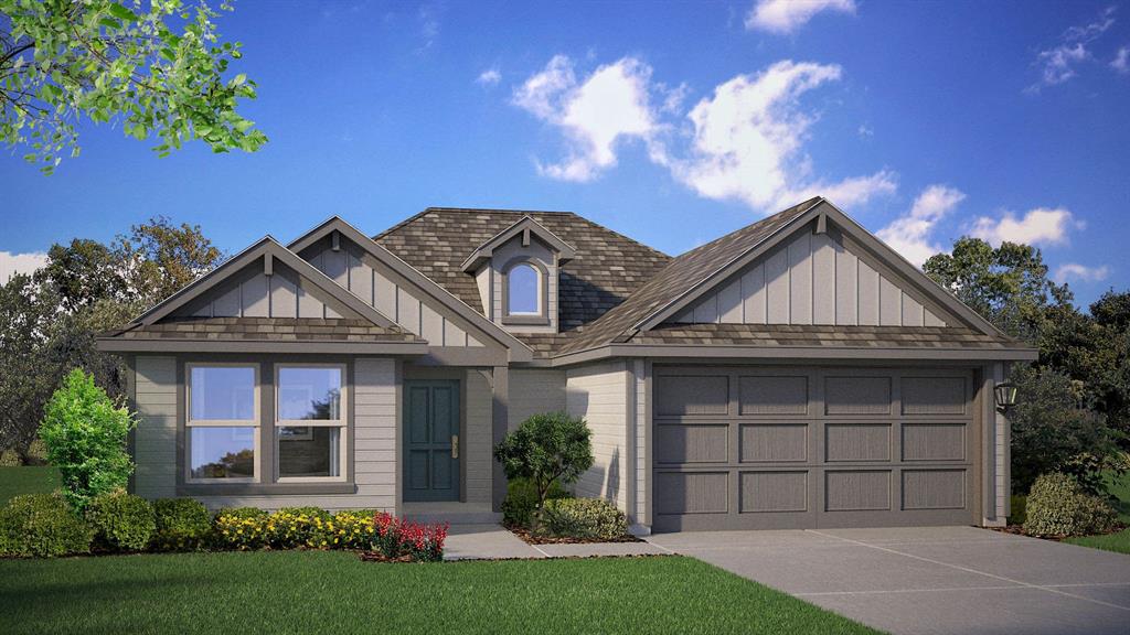 Beautiful new home built by D.R. Horton in the new community of Longhorn Estates located in the heart of South Fort Worth and Crowley ISD! Fabulous single-story Denton Floorplan Elevation Z features 3 bedrooms, 2 bathrooms, and a 2-car garage, with an estimated Fall completion. This open concept home connects the family room, dining area, and kitchen, complete with a large seating island, granite countertops, stainless steel appliances, a gas range, built-in microwave, and a corner pantry. The primary bedroom offers a private retreat with a wide quartz-topped vanity, a 5-foot oversized shower, and a spacious walk-in closet. Ceramic tile flooring flows through the entry, hallways, and wet areas, and the home includes a Home Is Connected® Smart Home Technology package. Enjoy outdoor living on the covered back patio and a fully fenced backyard with sod and a sprinkler system. Additional features include a gas tankless water heater for energy efficiency. Longhorn Estates is more than a neighborhood; it's a community designed with your future in mind.