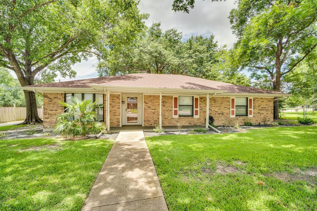 This 3 bedroom, 2 full bath home has so much to offer in an established neighborhood, nice majestic trees surround this modest brick home and landscaped front yard. The living room host a decorative fire place and built in cabinetry. The formal dining has a bay window. The newly added counter tops in the kitchen host ample counter space with lots of cabinets, a gas cooktop, double oven and built-in microwave. The breakfast nook has a built in hutch. The laundry room is spacious and off the kitchen. Both bathrooms have some updates to the vanities, sinks, showers and fixtures. The bedrooms are spacious all with updated lighting. The master suite is complete with a private ensuite bathroom hosting separate vanities and walk-in closet space. Sprinklers in front and back yard. The backyard offers endless possibilities for outdoor activities, gardening, or simply unwinding in the fresh air, comfort, and outdoor space. Located minutes from local schools and parks.