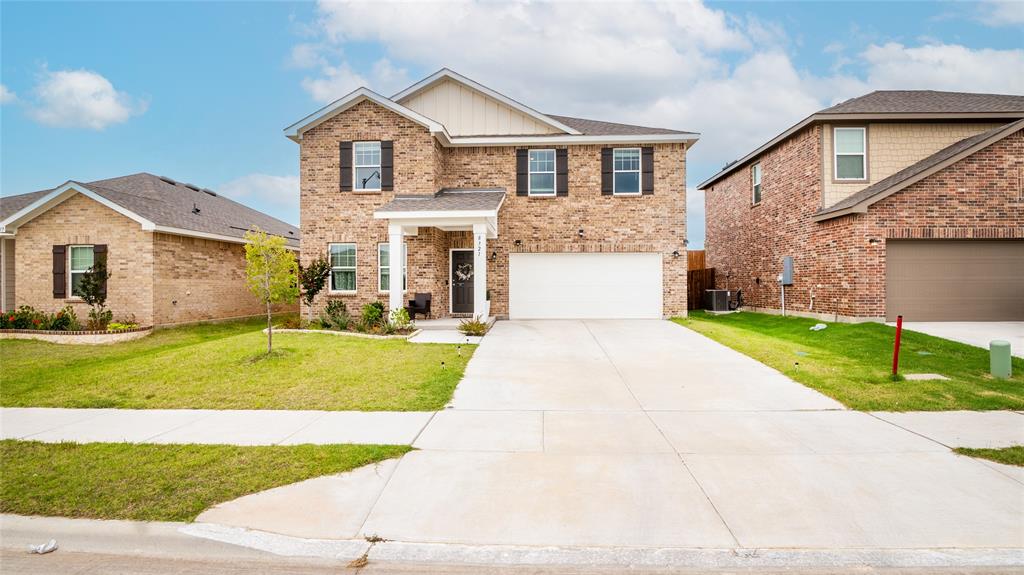 WELCOME home!!!
 Situated in a rapidly growing North Fort Worth corridor, this beautifully maintained, 2025-built property offers the perfect blend of modern luxury and daily convenience. Zoned for the highly rated Eagle Mountain-Saginaw ISD, this popular Starlight Homes, Solstice floor plan features an intelligent, open-concept design across 2,500+ square feet—ideal for both bustling family life and hosting guests. 
The main level shines with durable vinyl flooring, a flexible bonus room, and a chef-ready kitchen complete with premium granite countertops and stainless steel appliances. Upstairs, you will find four generously sized bedrooms and a dedicated laundry room for maximum convenience. Step outside to your massive, private, fully fenced backyard featuring a relaxing patio and endless potential for Texas-sized BBQs or an outdoor retreat. 
An extended driveway effortlessly accommodates up to four vehicles. Located just minutes from major transit hubs, shopping, dining, and DFW Airport, this move-in-ready gem includes the refrigerator, washer, and dryer. Perfect for first-time buyers and growing families alike. 

The ultimate North Texas location awaits! Enjoy seamless highway connectivity with direct access to I-820, DFW Airport, and major cities. Designed for convenience, this community is a short commute to Lockheed Martin, BNSF Corp, and NAS JRB Fort Worth, and just 8 minutes from TCC Northwest Campus.