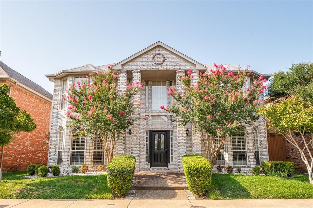 Beautifully updated traditional home in Plano ISD! This spacious 4-bedroom, 3.5-bath home offers 3,458 square feet with two living areas, two dining areas, and a versatile game room. The gourmet kitchen features granite countertops, a large island, butler's pantry, breakfast bar, double ovens, and abundant cabinetry, opening seamlessly to the breakfast area and living space. The private primary suite is a true retreat with a sitting area, jetted tub, separate shower, dual vanities, and a generous walk-in closet. Hardwood, marble, and stone flooring add timeless elegance throughout. Additional highlights include two fireplaces, decorative lighting, an electric gated rear-entry garage, a landscaped backyard with a sprinkler system, and energy-efficient windows, HVAC, and appliances. Conveniently located near the Dallas North Tollway, premier shopping, dining, and entertainment, this home offers the perfect combination of comfort, style, and location.
