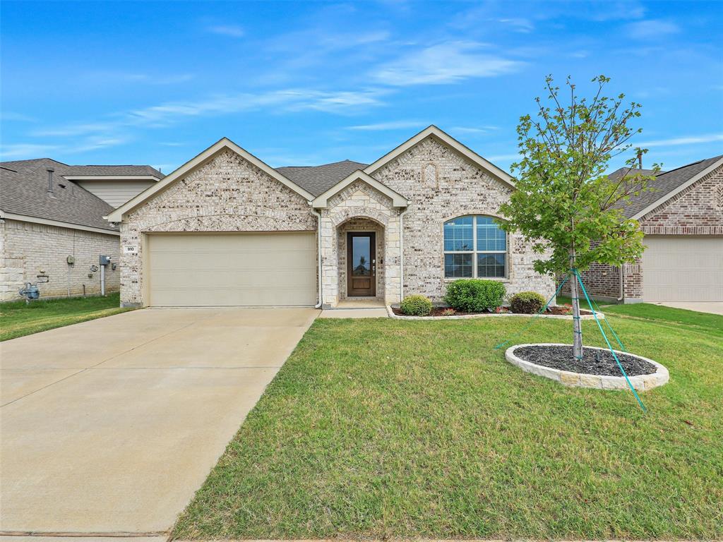 ACROSS THE STREET FROM WALLER PARK. Meticulously maintained one owner home. This home has a beautiful brick & stone exterior with covered patio. Luxury vinyl tile in all the common areas and bathrooms. Master bathroom with elegantly styled stand up shower with a spacious walk-in closet & built-in shelves. Split bedroom plan with a kitchen that is open to the family room. Kitchen features large island, ample counter space, 36 inch cabinets, quartz countertops & tile backsplash. There is a breakfast nook as well as a separate dining room. Study off of foyer with French doors. Bedrooms are on main level with a game room upstairs. Large storage shed on concrete slab in back yard. Interior Lot is walking distance to community pool and Lowe Elementary School. Convenient access to 380, shopping and restaurants.