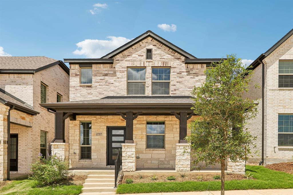 BRAND NEW energy - efficient home May 2026! Take advantage of the spacious covered front porch or invite guests in to a bright, open concept living space. White cabinets with veined white quartz countertops, muted beige EVP flooring with light taupe carpet. New energy-efficient move-in ready homes in Dallas-Fort Worth include a washer, dryer, fridge, and whole home blinds, plus they can be closing-ready in 60 days or less–guaranteed. Enjoy a low maintenance lifestyle at Oak Ridge Park and experience amenities including a playground, greenspace, and trails, all with easy access to Corinth, Argyle, Flower Mound and Denton.