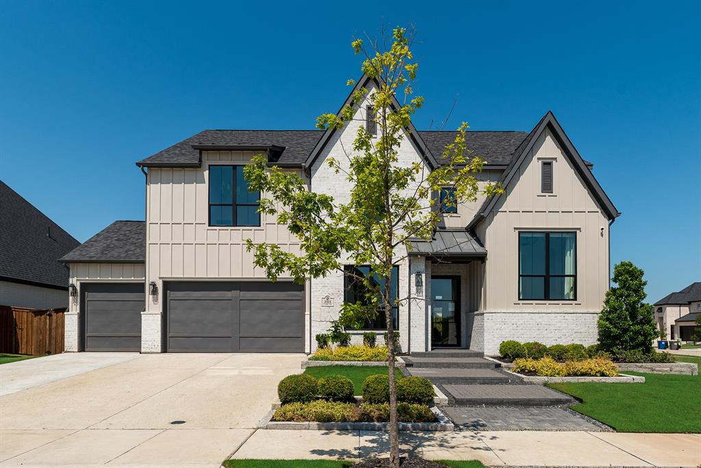 Gorgeous, one-of-a-kind Shaddock model home with too many upgrades to list, located in the highly sought-after community of Light Farms. Designer custom cabinetry, millwork, interior lighting, and finishes are featured throughout. Includes a 48-inch range with griddle, 60-inch built-in refrigerator, freezer, ice maker and wine fridge in the wet bar, and beverage fridge in the upstairs game room built-in. The utility room is move-in ready with a washer and dryer, sink, and mud cubby built-ins extending to the ceiling. Your new home features solid white oak flooring and 16-foot stacking glass doors that open to a huge covered patio with an outdoor fireplace. The luxurious primary bath includes separate his-and-her closets and vanities, along with a dedicated makeup area. This is a must-see home on a corner interior lot!