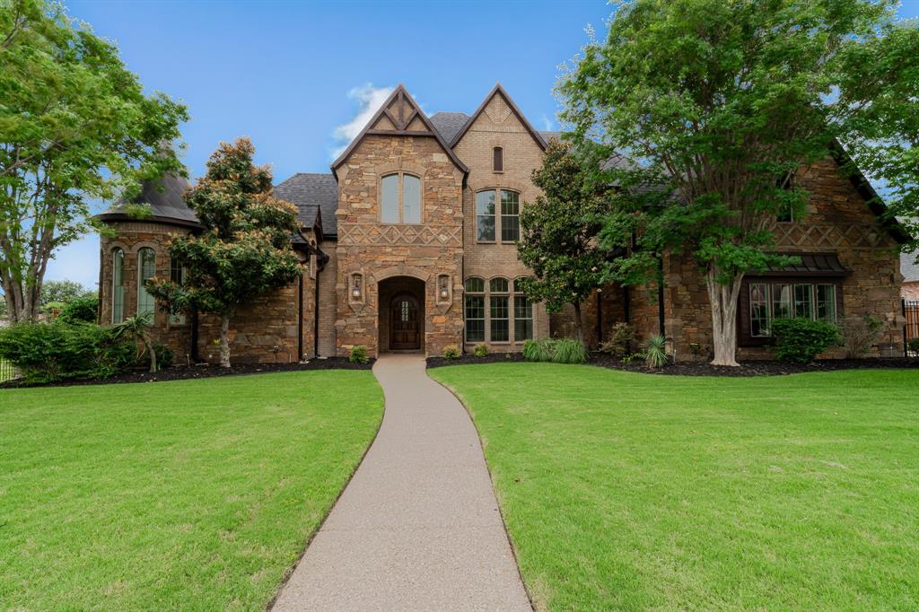 Exquisitely renovated & M-in ready, this stunning 5 beds*5 bath estate sits on over half acre in exclusive Stratford Parc community, nestled in the heart of town home to award-winning ISD*From the moment you enter, be captivated by soaring ceilings, Grand custom staircase, rich HW floors, elegant marble & ceramic tile*An abundance of natural light fills every room*Thoughtfully updated, the home features new flooring, fresh designer paint, updated countertops, premium appliances, LED lighting, stylish fixtures, renovated baths*Newly installed impact-resistant roof, 6in. gutters, & new garage doors*Designed for both everyday living & effortless entertaining, the gourmet chef's kitchen showcases SS appliances, a new double oven, 6-burner gas cooktop*B-in refrigerator, lrg island, butler's pantry & beautifully crafted Knotty Alder cabinetry enhanced w soft-close hardware*A dedicated wine room offers the perfect opportunity to create your own custom tasting retreat*The luxurious primary suite is a private sanctuary featuring dual vanities, a freestanding soaking tub, huge custom shower, a spacious w-in closet*A cozy adjacent private study fp*four distinct living areas incld a spacious family room w a dramatic tiled fireplace, formal LR, game & media room—room for everyone to gather, relax, & enjoy*Addl bedrooms incld beautifully updated en-suite bath, providing comfort & privacy for family & guests*Step outside to your own backyard oasis*Enjoy sunny days by a sparkling pool, entertain under a covered patio w new built-in grill or unwind by the outdoor gas FP while taking in an evening sunset*The newly fenced backyard, complete w sprinkler system, offers both beauty and functionality*Added highlights incld 4-car garage, electric gated entry & ample parking for hosting family gatherings & events*Combining luxury finishes, exceptional updates, expansive living spaces, & a premier SL local, this remarkable home offers the perfect blend of elegance, comfort, & lifestyle.