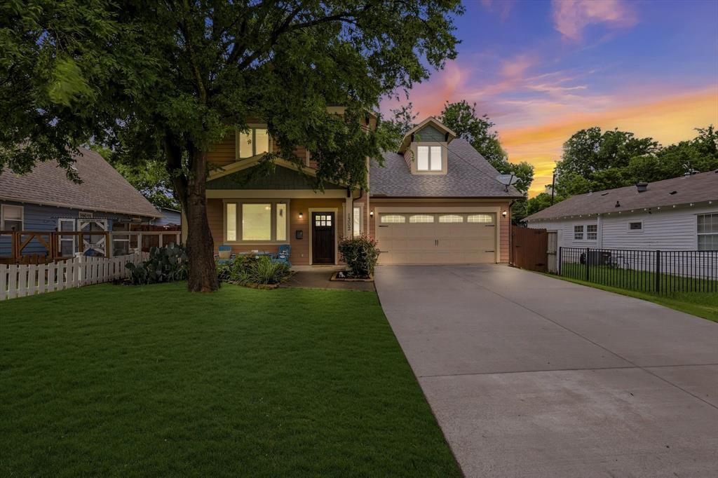 This charming cottage is located in the heart of McKinney's Historic District less than a mile from the Historic Downtown Square. Built in 2018, this home offers modern comfort, thoughtful design, and an incredible backyard retreat. Featuring 3 bedrooms, 2 full baths & powder bath, a dedicated home office, and a spacious second living area upstairs, this home provides the flexibility today's buyers are looking for.

The open-concept floor plan centers around a beautiful kitchen with granite countertops, stainless steel appliances, a five-burner gas range, and a large center island overlooking the living room. Soaring vaulted ceilings, custom built-ins, and a cozy fireplace create a warm and inviting gathering space, while the dining nook offers built-in bench seating with convenient storage. Rich wood flooring flows throughout the main living areas downstairs, and French glass-paneled doors provide privacy for the dedicated office.

The downstairs primary suite overlooks the backyard oasis and features an ensuite bath with granite countertops, an oversized shower with waterfall shower head, and a spacious walk-in closet. Upstairs, you'll find two additional bedrooms, a full bath, and a generous second living area perfect for a game room, media space, or playroom.

Step outside and enjoy your own private retreat complete with a sparkling pool and spa, covered outdoor living area, built-in grill, and low-maintenance turf lawn. Whether entertaining guests or enjoying a quiet evening at home, this backyard was designed for year-round enjoyment.

Enjoy the rare opportunity to own a newer construction home in McKinney's highly sought after Historic District neighborhood, with award-winning restaurants, boutique shopping, local events, and the charm of the Historic Square just a short walk or bike ride away.