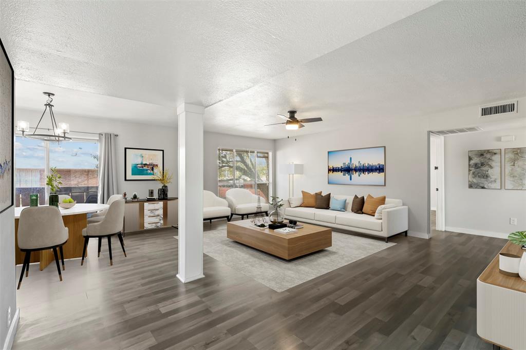 Refrigerator, washer, and dryer included! Welcome to a home where convenience meets quiet sophistication. This beautifully updated condo offers a lifestyle defined by ease, comfort, and thoughtful design - all in the heart of North Dallas. With the HOA covering electricity, water, trash, and HVAC maintenance, everyday living feels simplified, allowing you to focus more on enjoying your space and less on managing it.

Perfectly positioned near US-75, I-635, and the Dallas North Tollway, you’re moments away from some of the city’s best shopping, dining, and entertainment destinations. Inside, the layout flows naturally, enhanced by modern updates that create a warm, inviting atmosphere ideal for both relaxing and entertaining.

A standout opportunity for buyers or investors seeking a move-in ready property in a prime location with lasting appeal.