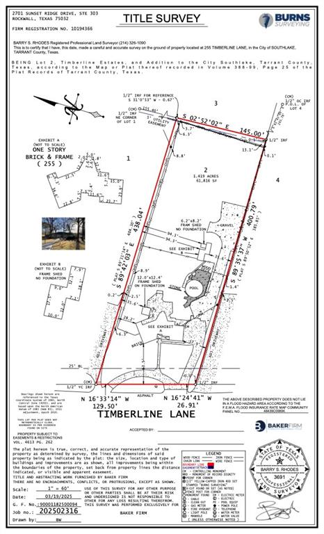 Timberline Estates - Land