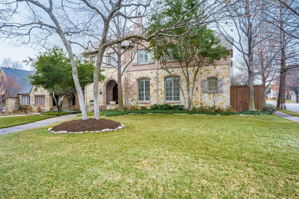 Wonderful, traditional home on a great block in University Park. Walking distance to UP Elementary, Caruth Park, UP Pool and Snider Plaza. Large rooms, light and bright with open kitchen and large family room. Master, study and mudroom downstairs. The upstairs features a game room and four bedrooms. There is an amazing new outdoor kitchen and bar area that highlights the many gorgeous days that Dallas has to offer. The outdoor area over looks the pool. The corner lot measures 70x160 with a 3 car garage.