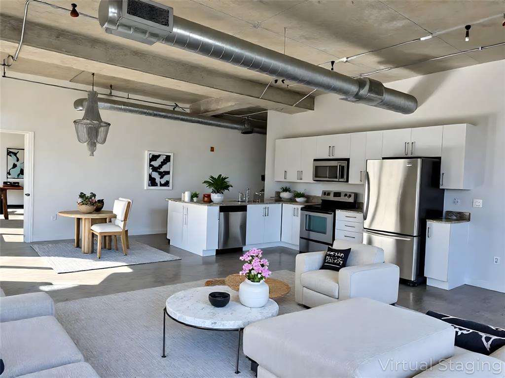 !! Incredible $4000 Incentive Available When Using Great Western Home Loans !!
Welcome to your new home in the heart of downtown Dallas’s Cedars district! This stylish 2 bed, 1 full bathroom and 1 half bathroom unit offers the perfect blend of modern convenience and urban charm. The bright and airy living space flows seamlessly into dual oversized private balconies, where you can enjoy wonderful views. The kitchen is thoughtfully designed with contemporary finishes, perfect for both cooking and entertaining. The bedrooms provide a peaceful retreat, with ample closet space to keep everything organized. Open concept living space is very generous and natural light throughout gives a wonderful vibe. Full sized washer dryer in unit are included. Floors are a dream to keep clean. Natural light abounds via the picture windows affording wonderful views of the City of Dallas.

Beyond your apartment, indulge in excellent community amenities such as the excellent, sparkling resort style pool with spa, adjacent dog park, and covered, gated garage parking. Living in Cedars means you’re in the heart of Dallas’s hottest dining, arts, and cultural attractions, making every day a new adventure. 

This apartment in The Beat Lofts truly has it all. The perfect combination of comfort, style, and convenience. Located in one of the city’s most sought-after neighborhoods for those wanting easy access to all Dallas has to offer, this unit is ideal for urban dwellers looking to stay close to the action while enjoying generous living spaces. Easy to show and view this fantastic unit, schedule a tour today and see everything this incredible property has to offer!

LEASE OPTION AVAILABLE ask listing agent for details