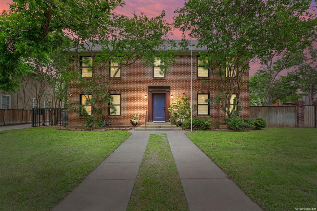 Location, Location, Location. Come check out this beautifully and significantly remodeled and updated 6 bed, 6 bath in the inner bubble, walking distance of just over one block to campus. Three bedrooms with private baths upstairs and the same downstairs, both levels have their very own kitchen, dining and laundry. Lots of parking and beautiful grounds. This property was designed for the superior college life experience. Currently leased and pre-leased for the 26-27 school year. Future lease is $5,250 starting in August and runs through July of 2027.