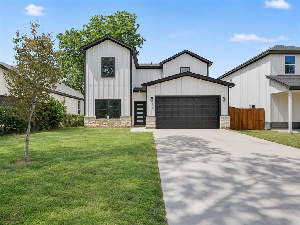 Where thoughtful design meets modern elegance. This newly built two-story home offers 4 bedrooms, 2.5 baths, and a functional floor plan designed to fit today's lifestyle. The main level features a spacious primary suite, an additional bedroom, and a convenient powder bath for guests.

At the heart of the home is an impressive open-concept living area complemented by soaring ceilings, designer lighting, quartz countertops, custom cabinetry, and a generous island that makes entertaining effortless.

Upstairs, two spacious bedrooms and a full bath provide additional flexibility for family, guests, or work-from-home needs. Step outside to a large backyard offering endless possibilities for outdoor living. Ideally located just minutes from Downtown Fort Worth and close to major highways, shopping, dining, and entertainment.