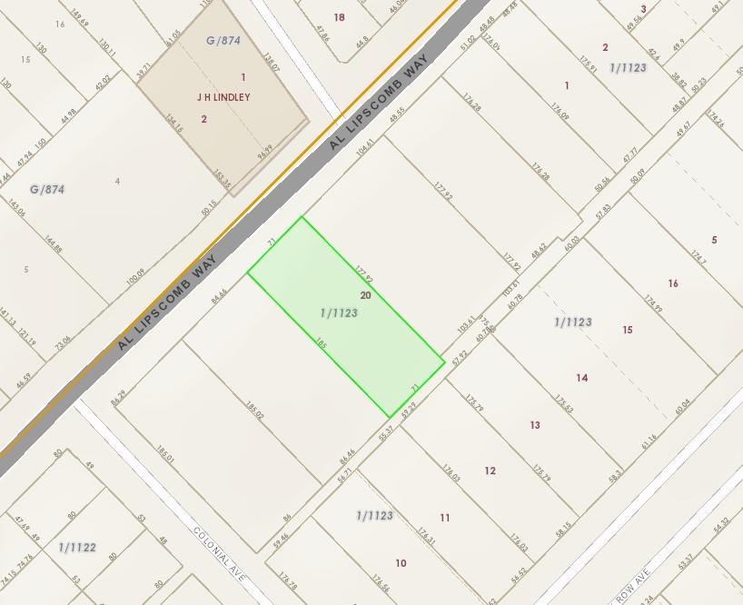 Lot for sale.  MU3 Zoning