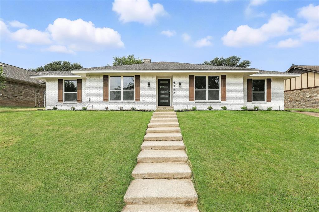 RENOVATED & MOVE-IN READY — This beautifully updated home showcases an extensive list of improvements, including a new HVAC system, energy-efficient windows, updated flooring, fresh interior and exterior paint, a fully remodeled kitchen, updated bathroom vanities, new sprinkler system, fresh sod, upgraded bedroom fans, and a new coded front-door entry.
Inside, you’ll find 3 bedrooms and 2 baths with stylish, cohesive updates throughout. The living room features a vaulted ceiling and a cozy wood-burning fireplace with glass doors, creating a warm and inviting focal point.
The renovated kitchen offers a farmhouse sink, new cabinetry, modern appliances, and sleek finishes—perfect for everyday living or entertaining. Both bathrooms have been refreshed with contemporary vanities and finishes that complement the home’s clean design.
Situated on a spacious lot, the property includes an enclosed patio, large backyard areas, mature trees, a storage shed, and standout curb appeal. A long driveway leads to the swing-rear entry 2-car garage for added convenience.
Ideally located near restaurants, shopping, and with easy access to the Chisholm Trail Tollway, this home blends comfort, style, and convenience in one exceptional package.