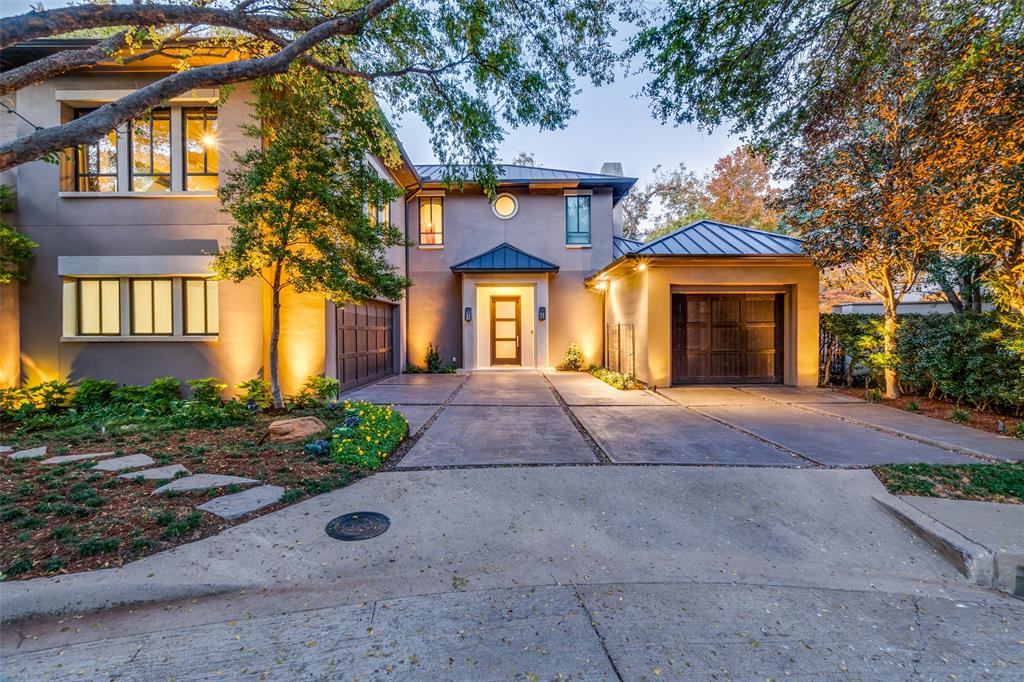 This stunning contemporary home, located in the prestigious, gated Lake Forest community, features a bright, open floor plan with walls of windows that flood every room with natural light. Each space offers serene views of the resort-style pool and lush landscaping, creating a peaceful atmosphere throughout the home. 
Conveniently located downstairs, the primary bedroom and study provide single-level living, while upstairs you'll find two spacious bedrooms with ensuite bathrooms. A large living room, ideal for a media space, and a secondary office offer plenty of room for both work and relaxation. The gourmet kitchen is a true highlight, equipped with premium Sub-Zero and Wolf appliances. It includes a warming drawer, perfect for keeping meals at the ideal temperature, a wine refrigerator to store your collection at the perfect temperature, and a glass-front refrigerator for easy access to your fresh ingredients while adding a sleek, modern aesthetic to the space. The combination of luxury appliances enhances both function and design, making this kitchen perfect for cooking and entertaining. Designed with sophistication and attention to detail, this home is a rare find in Lake Forest. The community spans 68 acres of green space, with walking trails, tennis and pickleball courts, and two dog parks, offering the perfect blend of luxury, privacy, and modern living. 
Don't miss the opportunity to own this exceptional property in one of the area's most sought-after communities.