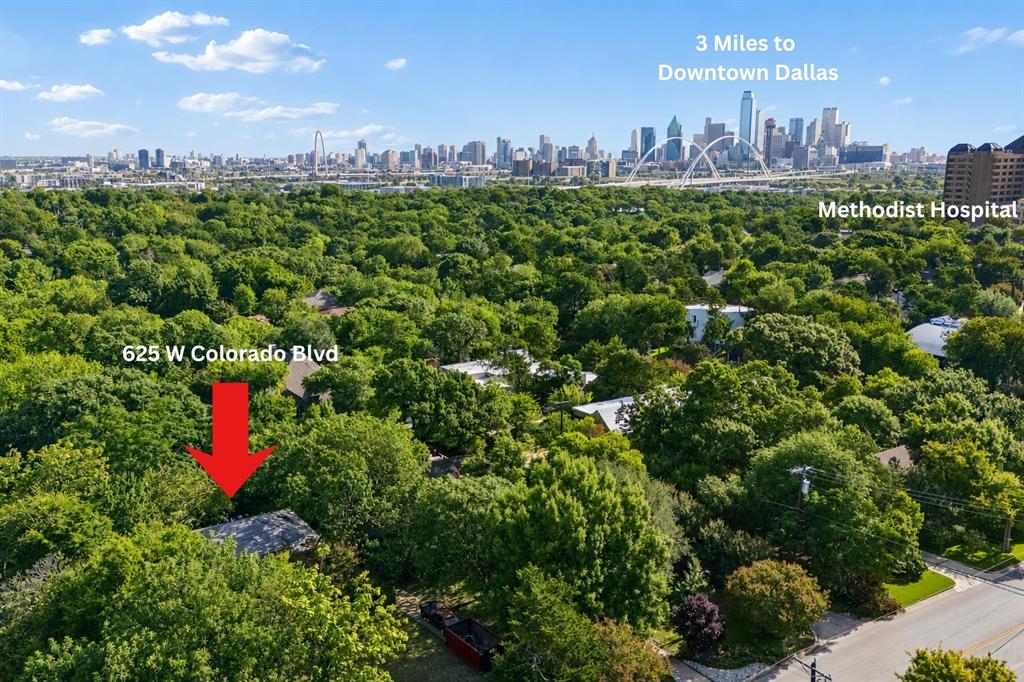 Prime building opportunity in desirable East Kessler, where an exciting wave of new construction and custom-home development is already underway. Situated on a heavily wooded, approximately .378-acre lot, this unique property offers beautiful elevated views across the surrounding tree-covered topography and an exceptional setting for a custom residence. With the appropriate height there may even be a possibility for downtown views!  
The existing brick home is being sold STRICTLY AS-IS and has been assigned no value due to its current condition. The property is being marketed  for its land value and redevelopment potential. Ideally located near the Bishop Arts District with convenient access to Downtown Dallas, this is a rare opportunity to build something special in one of North Oak Cliff’s most sought-after neighborhoods.
Buyer to independently verify zoning, building requirements, utilities, survey information and all development possibilities. DO NOT RELY ON ROOM MEASUREMENTS- They are Not Accurate.  No Access To Home Will Be Provided Until Execution of a Sales Contract. Offers Should be made based on Land Only Value. Buyer is to assume the home is uninhabitable. Survey has been ordered.